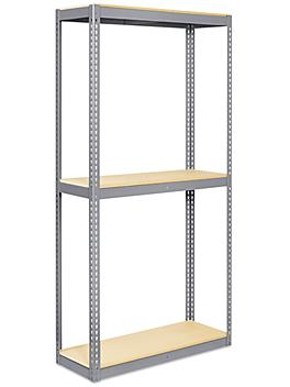 Wide Span Storage Rack - Particle Board, 48 x 18 x 96" H-1966
