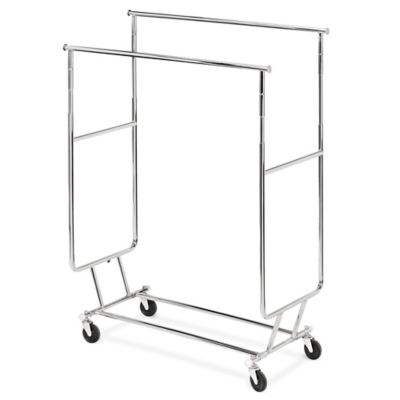 Double Rolling Clothes Rack