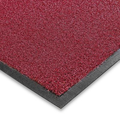 Samsung extra durable front door mat triangle burgundy- rug entry