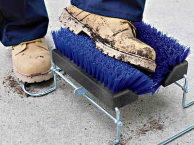 Boot mud clearance scraper