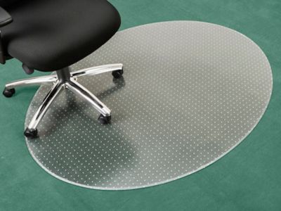 Carpet Chair Mat - No Lip, 60 x 60, Clear