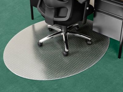 Natural Origins Chair Mat with Lip For Carpet, 36 x 48, Clear