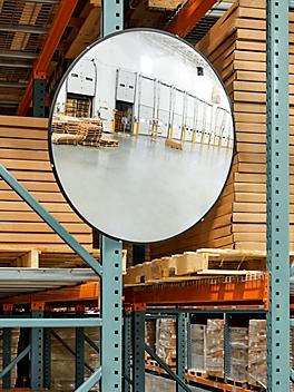 Jumbo Convex Safety Mirror - 30" Glass, Indoor H-2076-I