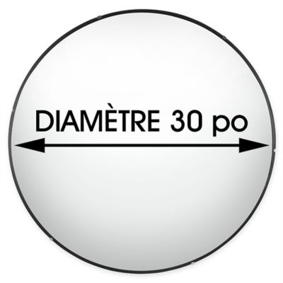 Miroir de sécurité convexe format géant