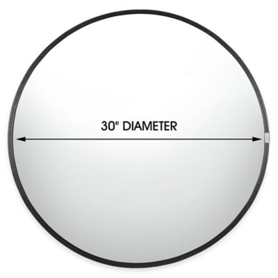 Jumbo Convex Safety Mirror - 30 Acrylic, Outdoor H-2076-O - Uline