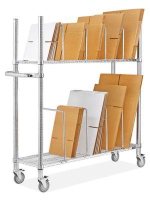 Wire Carton Stand - 60 x 18 x 69 H-2081 - Uline