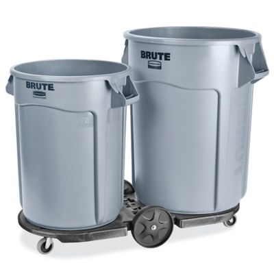 Rubbermaid® Brute® Tandem Trash Can Dolly H-2097 - ULINE