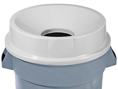 Rubbermaid 1829398 Brute 32 Gallon Blue Dome Top Trash Can Lid