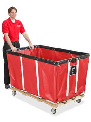 Vinyl Basket Truck - 24 Bushel, Red H-2099R