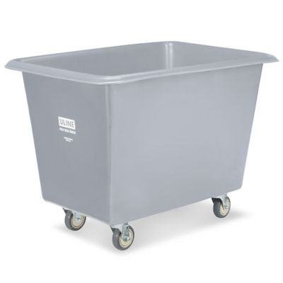 Poly Box Truck - 8 Bushel, Gray H-2107GR - Uline