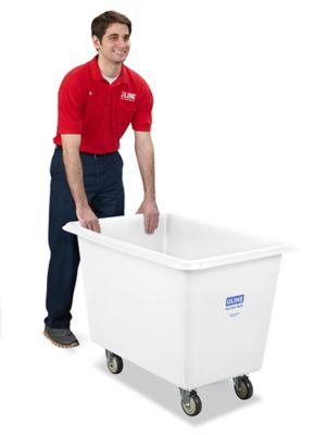 Poly Box Truck - 8 Bushel, White H-2107W