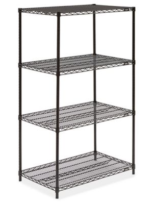 Black Wire Shelving Unit - 36 x 24 x 63" H-2132-63