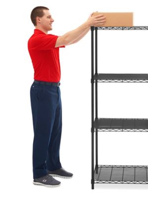 Black Wire Shelving Unit - 36 x 24 x 63