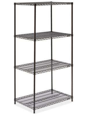 Black Wire Shelving Unit - 36 x 24 x 72" H-2132-72