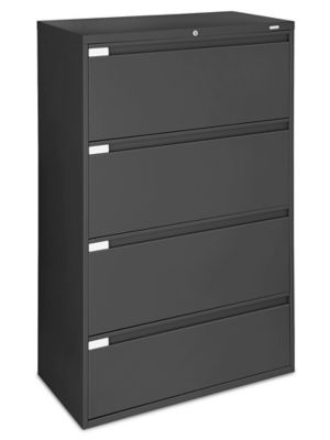 HON Archivador de oficina de 2 cajones – Archivador de letras de suspensión  completa serie 310, 26.5 pulgadas de profundidad, negro (H312), caja de 4