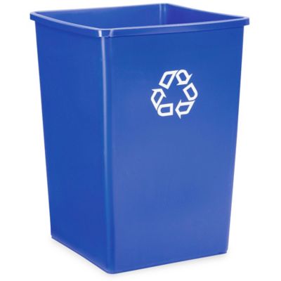 Uline Industrial Trash Liners - 40-45 Gallon, 1.5 Mil, Black S-5108 - Uline