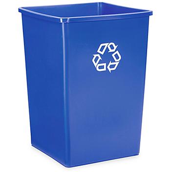 Rubbermaid&reg; Square Recycling Container - 35 Gallon H-2179