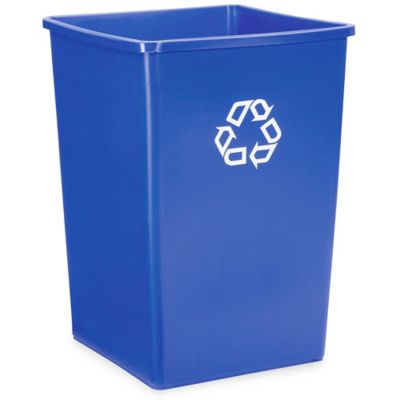 Rubbermaid® Square Recycling Container - 35 Gallon