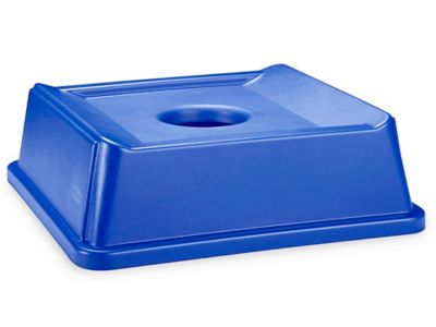 Total Solution® Small Rectangle Plastic Lid with Green Seal