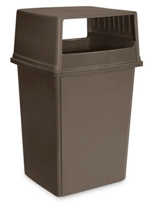 Rubbermaid&reg; Glutton&reg; Trash Can - Brown H-2184BR