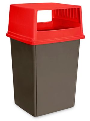 Rubbermaid&reg; Glutton&reg; Trash Can - Red H-2184R
