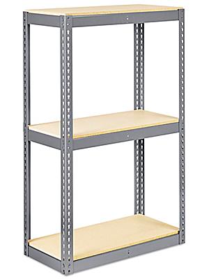 Wide Span Storage Rack Particle Board, How To Put Together Uline Shelves