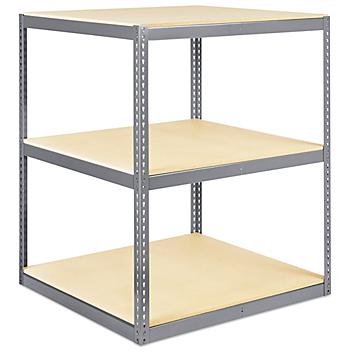 Wide Span Storage Rack - Particle Board, 48 x 48 x 60" H-2193