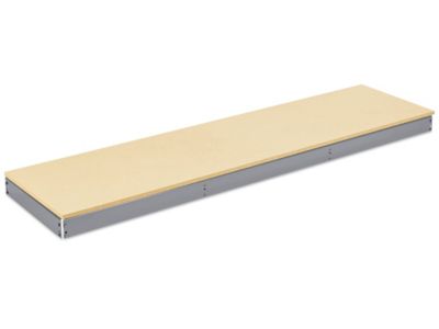 Tablette supplémentaire pour rayonnages à grande portée – 72 x 18 po, panneau de particules