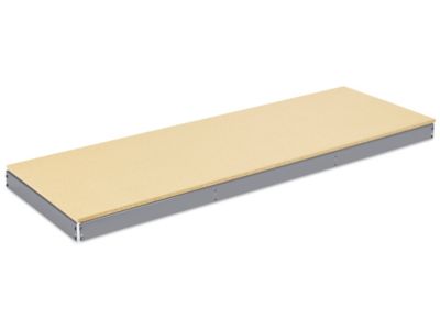 Tablette supplémentaire pour rayonnages à grande portée – 72 x 24 po, panneau de particules