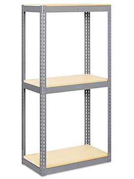 Wide Span Storage Rack - Particle Board, 36 x 18 x 72" H-2206