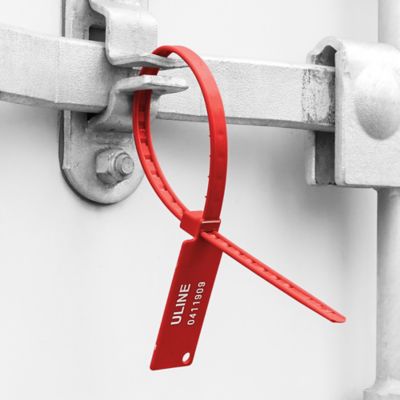 Heavy Duty Plastic Seals - 14", Red H-2223R