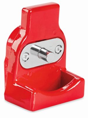Metal Trailer Lock - Keyed Different, Red H-2226R - Uline