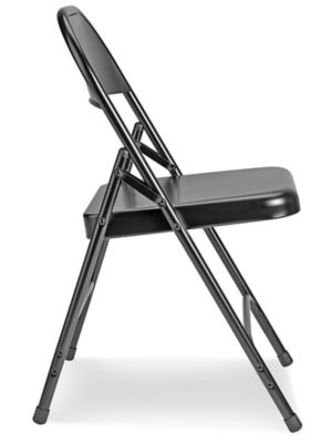 Deluxe Folding Chair - Black H-2227BL - Uline