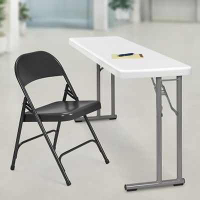 Deluxe Folding Chair - Black H-2227BL - ULINE
