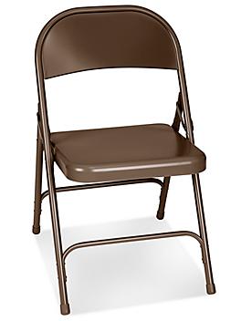 Deluxe Folding Chair - Brown H-2227BR