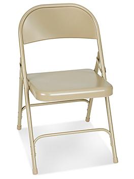 Deluxe Folding Chair - Tan H-2227T