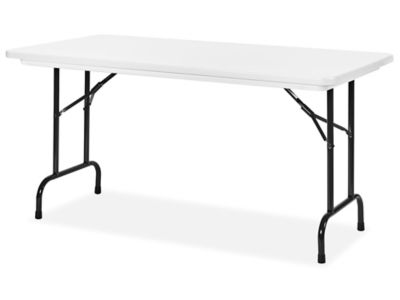 Table pliante de luxe – 60 x 30 po, hauteur fixe