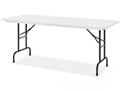  Deluxe Folding Table - 72 x 30", Adjustable Height