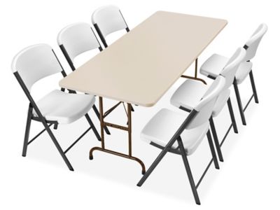 Deluxe card table and sales chairs