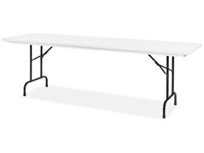 Mesa Plegable Económica - 96 x 30, Blanca H-2751FOL-W - Uline