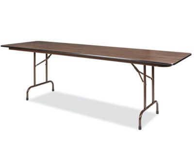 Economy Folding Table - 48 x 24, White H-4208FOL-W - Uline