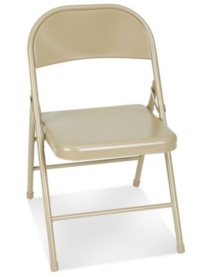 Economy Folding Chair Tan H 2234T Uline