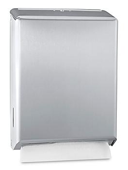 Folded Towel Dispenser - Brushed Steel H-2275