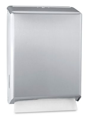 Folded Towel Dispenser - Brushed Steel