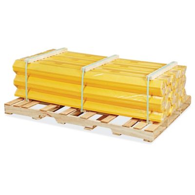 Parking Stop Skid Lot - 6', Plastic, Yellow H-2309Y-S