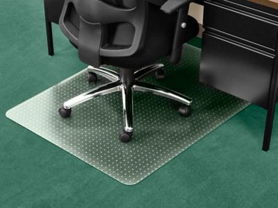 Carpet Chair Mat - No Lip, 60 x 96, Clear - ULINE - H-2338