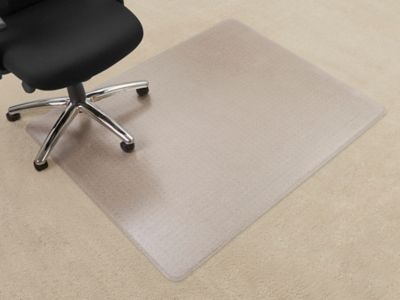 Carpet Chair Mat - No Lip, 36 x 36, Clear - ULINE - H-4522