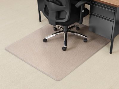 Thick pile 2025 carpet chair mat