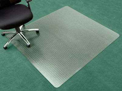 Carpet Chair Mat - No Lip, 60 x 60, Clear