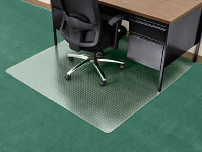 Tapete para silla de escritorio para alfombra, resistente, protector de  piso de vinilo irrompible para alfombra de pelo bajo, grueso 48 x 36  pulgadas